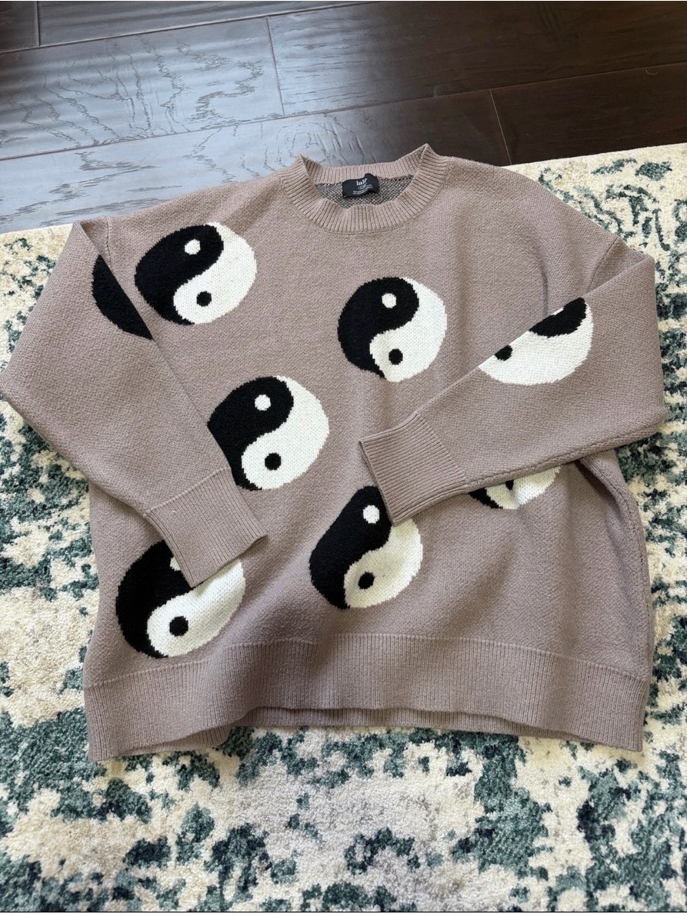 Dressed in LALA Karma Queen Yin and Yang Knit Sweater - Picture 8 of 12